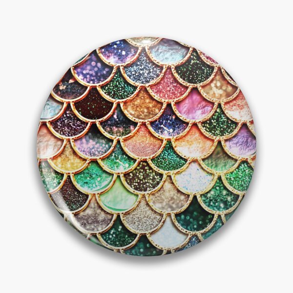 Item preview, Escamas de sirena con purpurina sintética, cobre, oro verde y rosa designed and sold by UtArt.