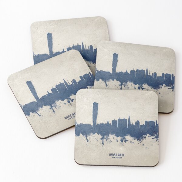 Item preview, Malmo Sweden Skyline designed and sold by ArtPrints.