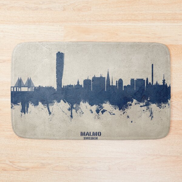 Item preview, Malmo Sweden Skyline designed and sold by ArtPrints.