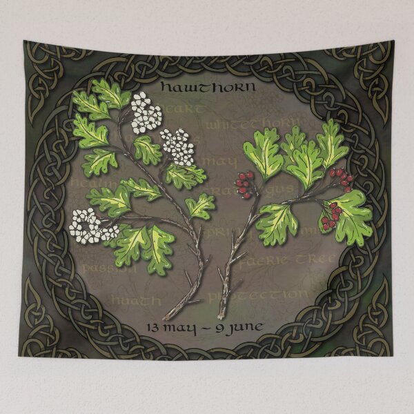 Item preview, Celtic Tree Calendar - Hawthorn designed and sold by lottibrown.