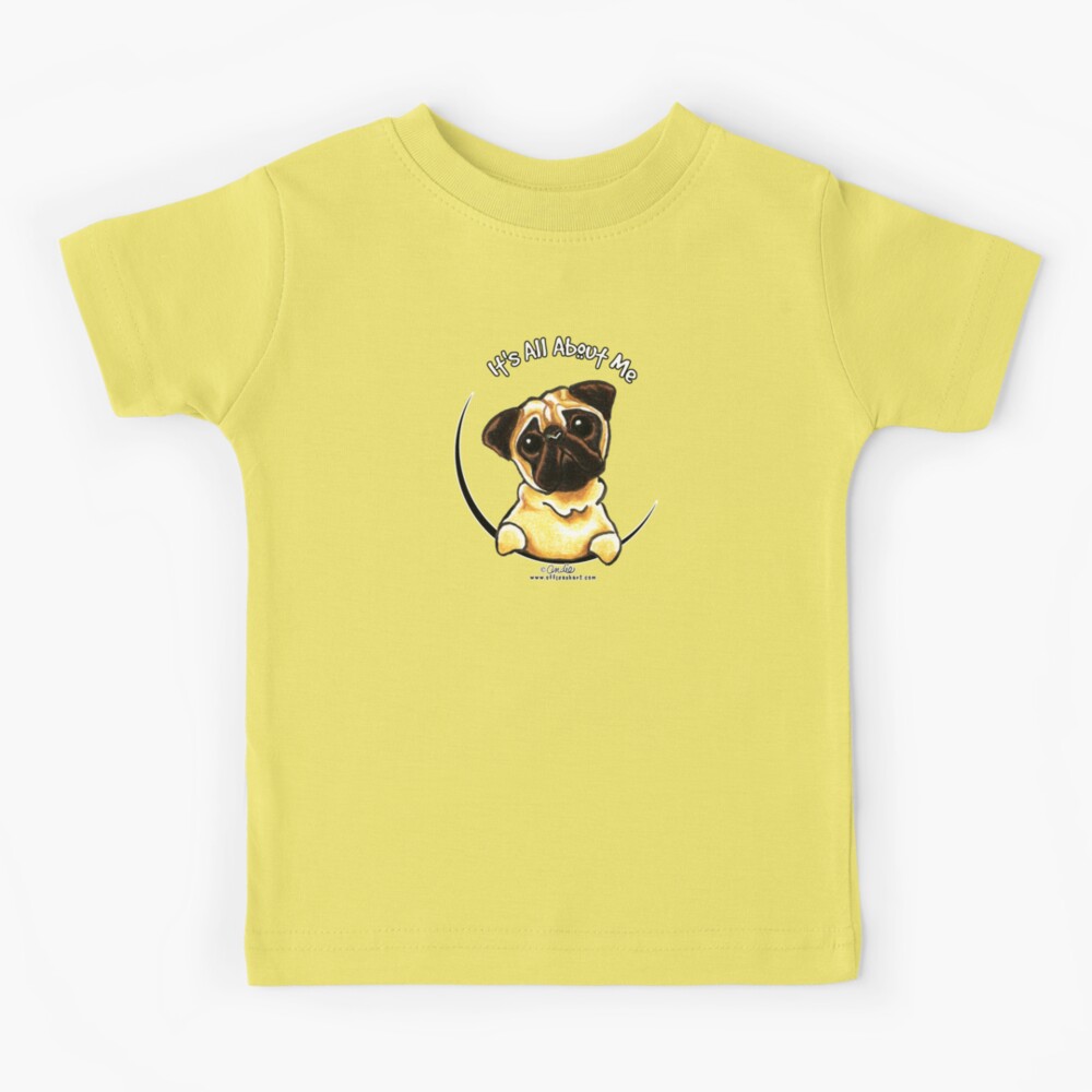 Trippy Pug Dog Wearing Music Equalizer Sunglasses Kids T-Shirt