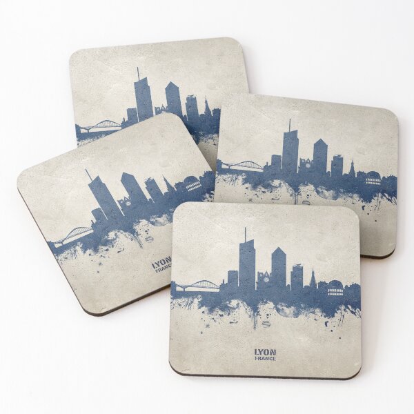 Item preview, Lyon France Skyline designed and sold by ArtPrints.