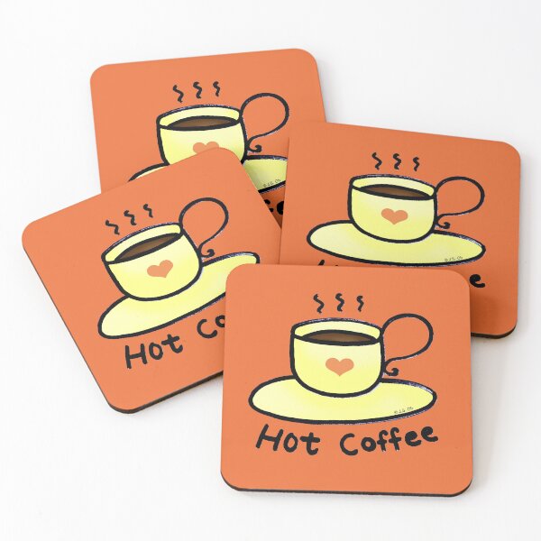 Item preview, Hot coffee for coffee lover designed and sold by CuteCartoon.