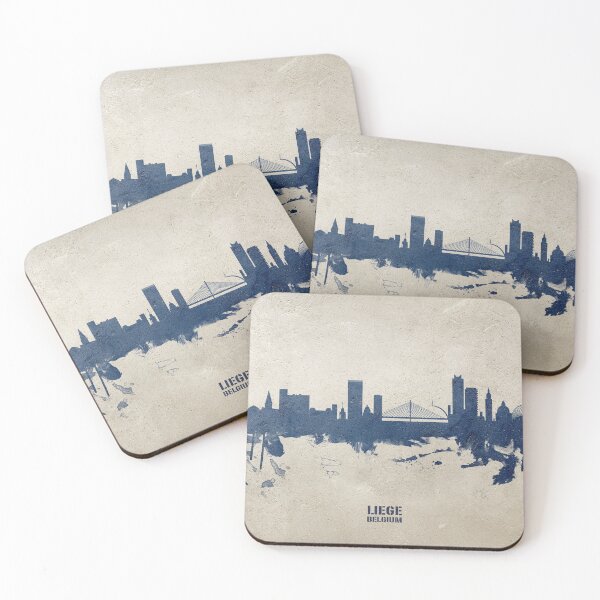 Item preview, Liege Belgium Skyline designed and sold by ArtPrints.