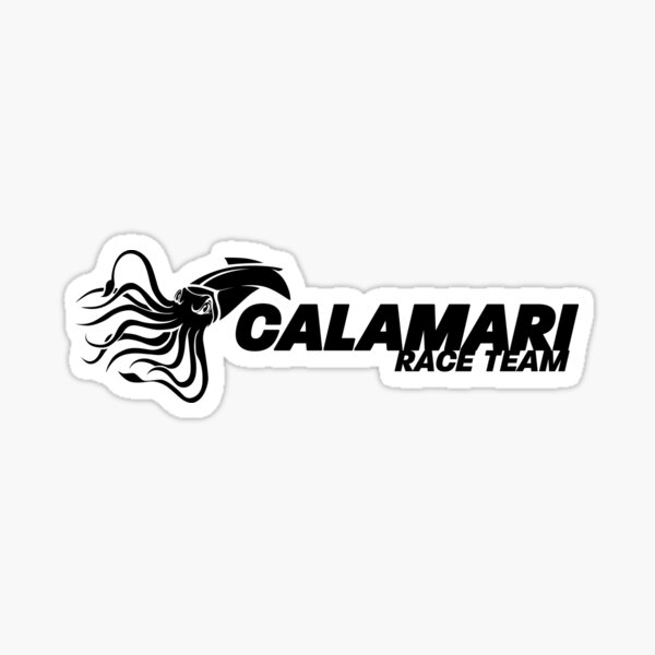 Calamari Race Team logo black Sticker