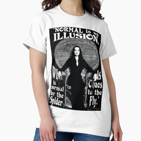 Item preview, Morticia Addams-"Normal Is An Illusion..." designed and sold by torg.