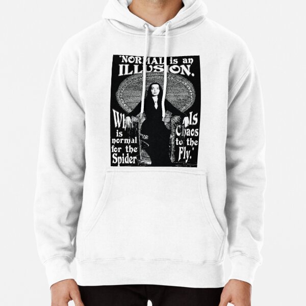 Morticia Addams-"Normal Is An Illusion..." Pullover Hoodie