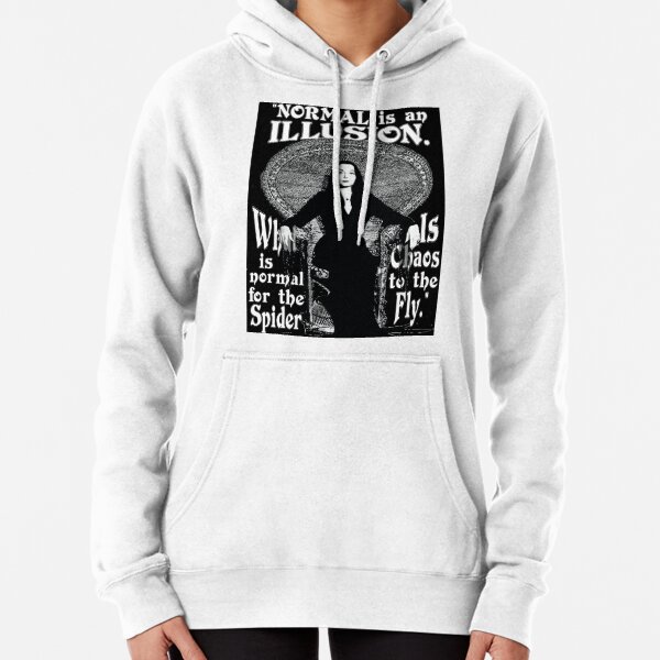 Morticia Addams-"Normal Is An Illusion..." Pullover Hoodie