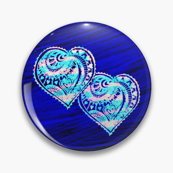 Item preview, Two Hearts on Blue designed and sold by Heatherian.
