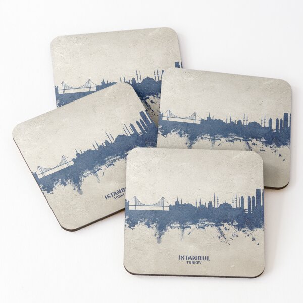 Artikelvorschau, Istanbul Turkey Skyline entworfen und verkauft von ArtPrints.
