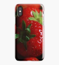 strawberries iPhone Case