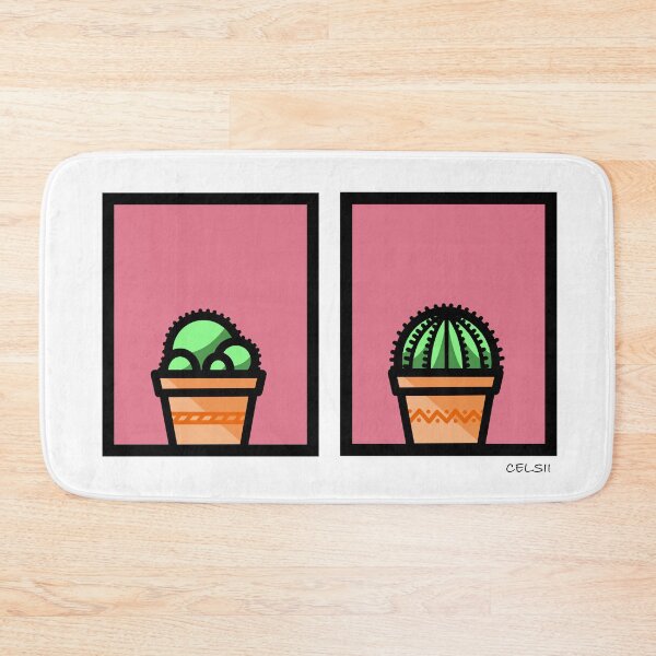 Item preview, Double pink Cacti print designed and sold by Celsii.