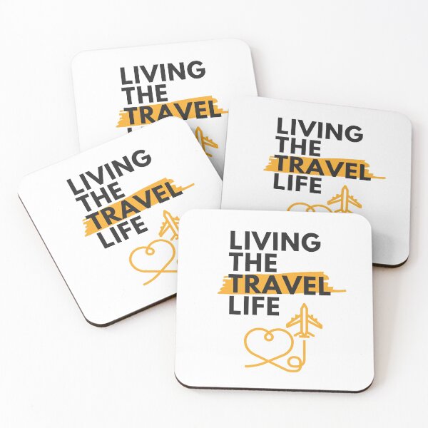 Item preview, Living the travel life designed and sold by Rian Pienaar.