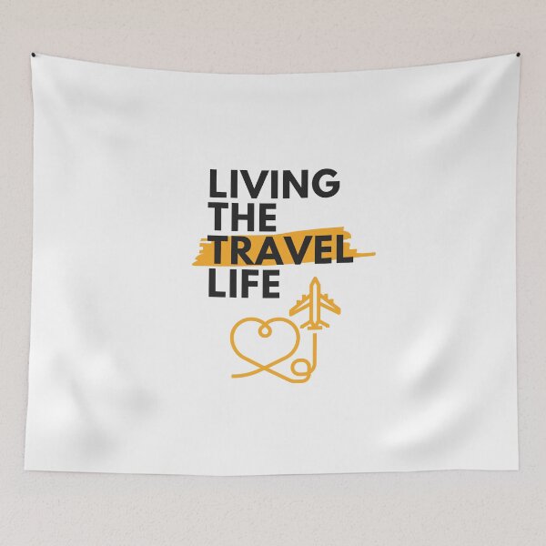 Item preview, Living the travel life designed and sold by Rian Pienaar.