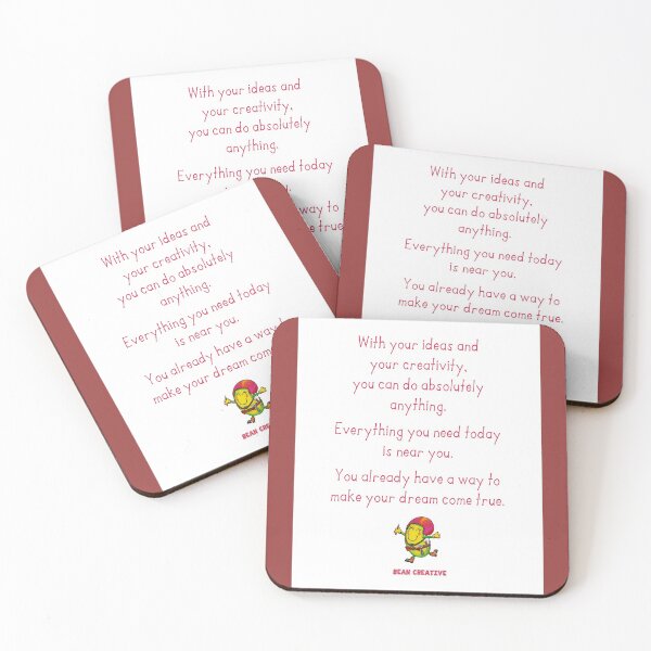 Item preview, Powerful Affirmations Bean Made Fun - Bean Creative designed and sold by Justbeanhappy.