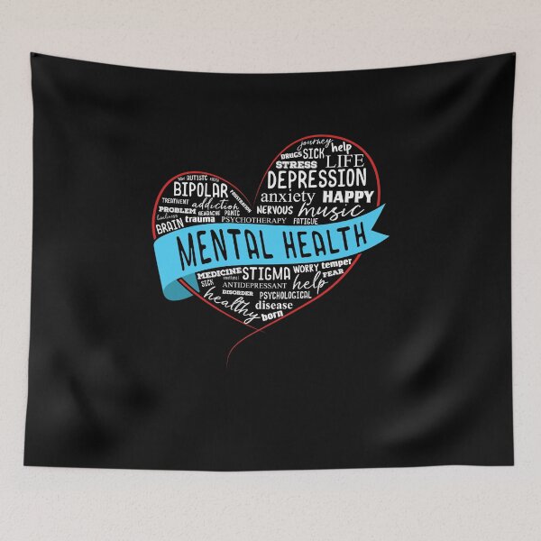 Item preview, mental health awareness shirt ,depression,mental illness,health,anxiety,mental,mental health matters,suicide,physical health,ptsd,bi polar,end the stigma,fight, designed and sold by J AND J  PRINTS.