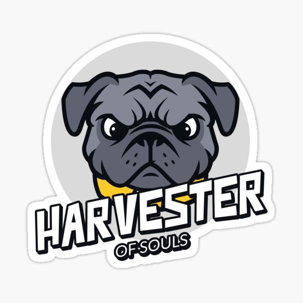 Pug Harvester of souls Sticker