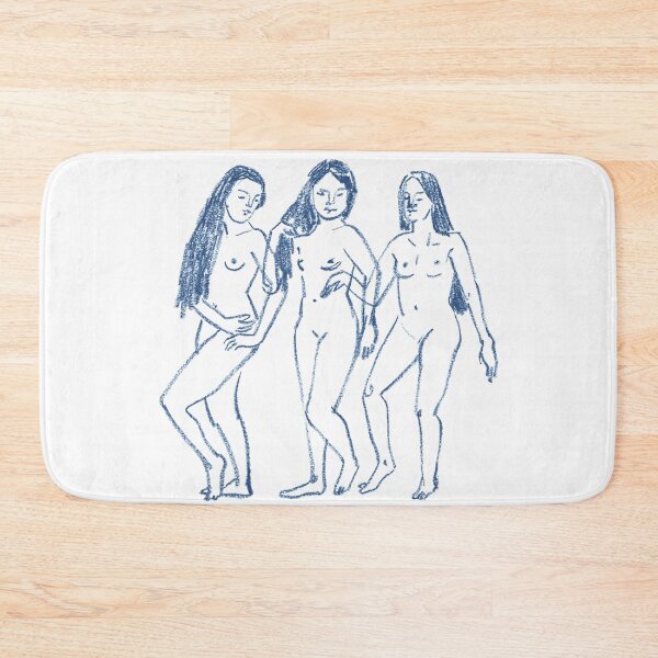 Item preview, Three Girls - Line Art designed and sold by ShaMiLaB.