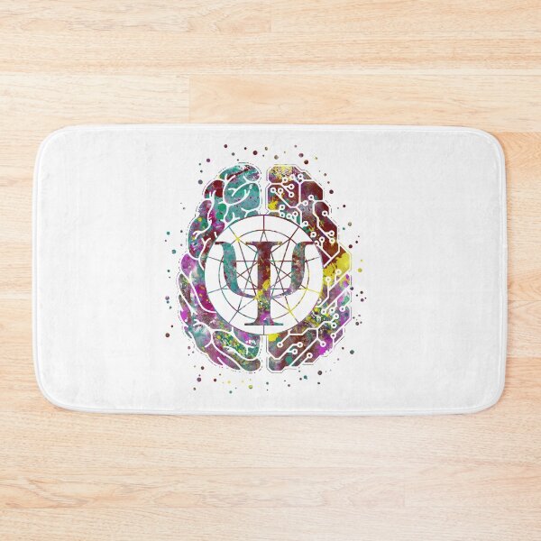 Item preview, Psychology symbol and brain designed and sold by Rosaliartbook.