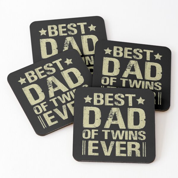 Item preview, Best Dad Of Twins Ever Retro Shirt Matching Daddy Kids Birthday Fathers Day T Shirt designed and sold by tuanitus.