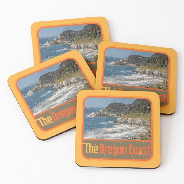 Item preview, The Oregon Coast Vintage Travel Decal designed and sold by studio838.