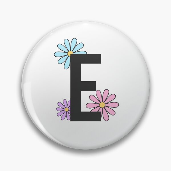 Item preview, Floral Letter E designed and sold by passionatelyem.