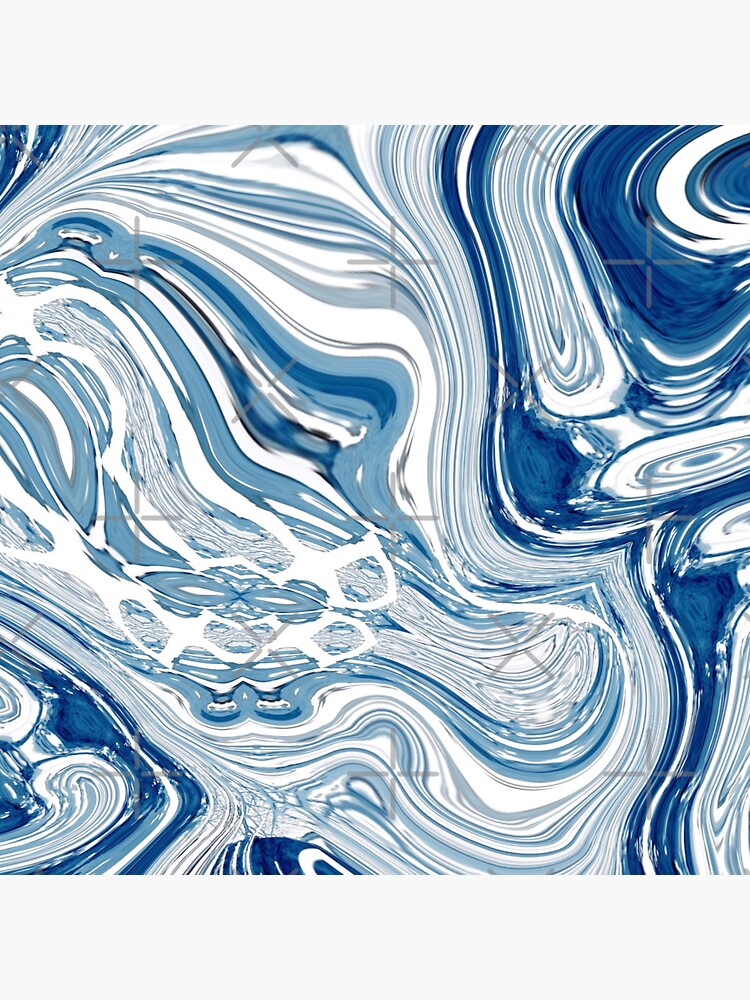 Download Preppy Glitter Waves Wallpaper