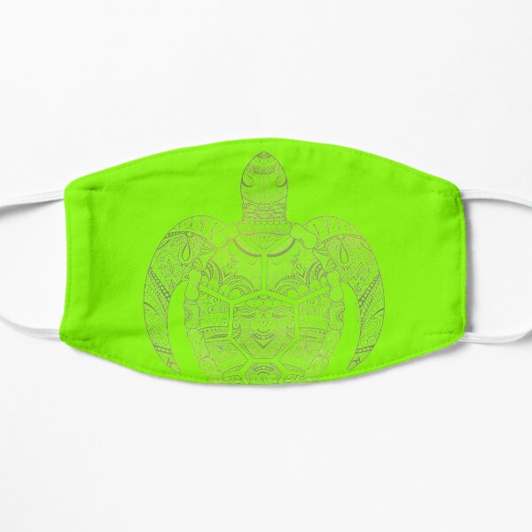 Turtle Mandala (Colorful Edition) Flat Mask