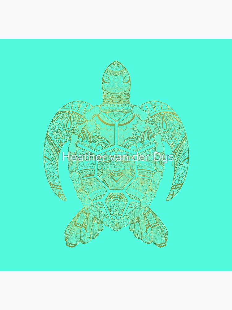 Turtle Mandala (Colorful Edition) by vanderdys