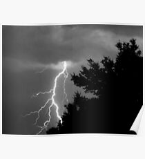 Cloud to Ground Discharge #1 Poster