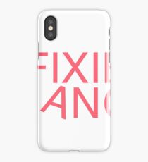 Fixie Gang - pink iPhone Case/Skin