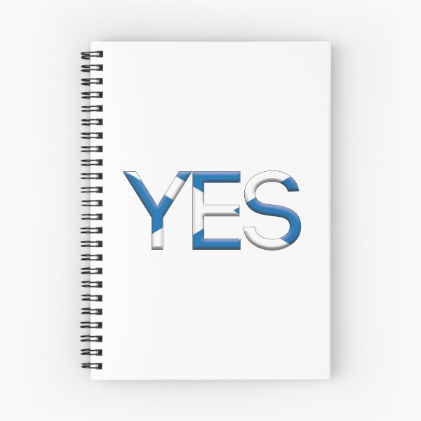 Item preview, YES, 3D Scottish Independence Saltire Flag Text Slogan designed and sold by MacPean.
