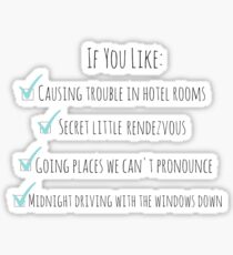 Perfect One Direction Sticker