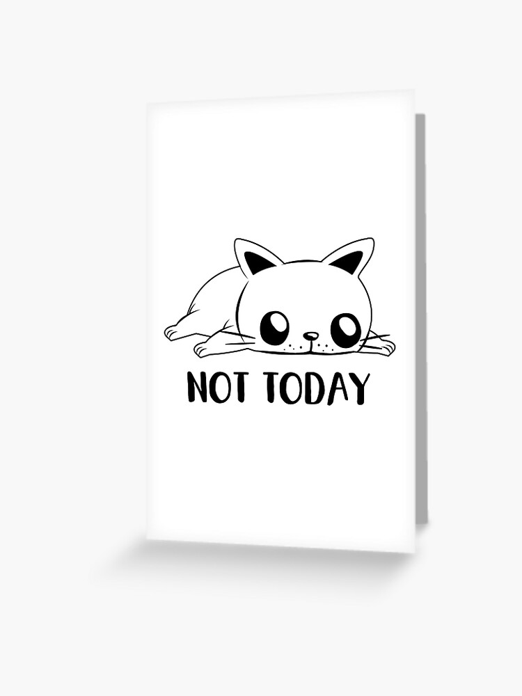 cat not today