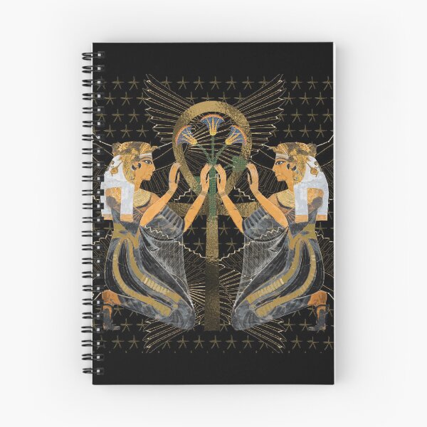 Item preview, Nefertari Protecting Golden Key Of Life "ANKH" designed and sold by Curtis Ryan Woodside Productions.