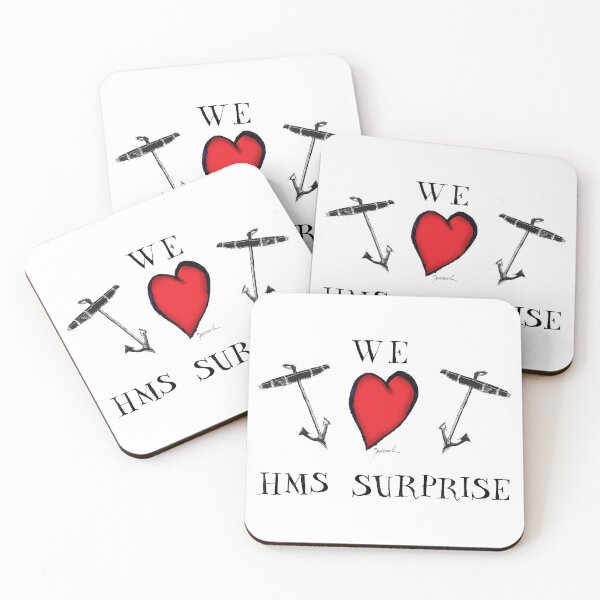 Item preview, We Love HMS SURPRISE designed and sold by Tony Fernandes Nautical Gifts.