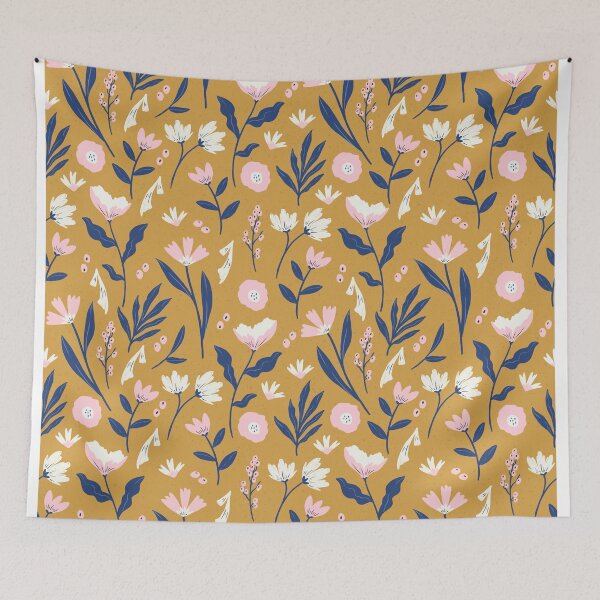 Item preview, Mustard Floral designed and sold by Charlyclements.