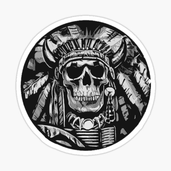 Chief Tactical Skull Sticker