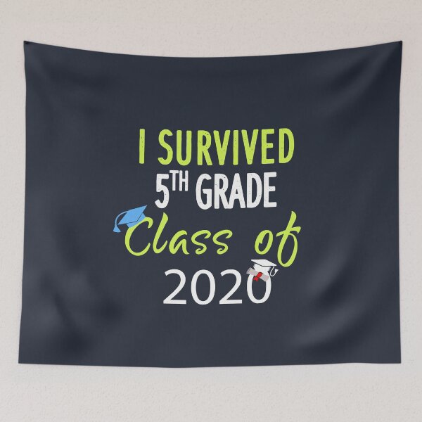 Item preview, I Survived 5th Grade Class of 2020  designed and sold by aminosile.