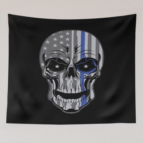 Item preview, Thin blue line back the blue designed and sold by J AND J  PRINTS.