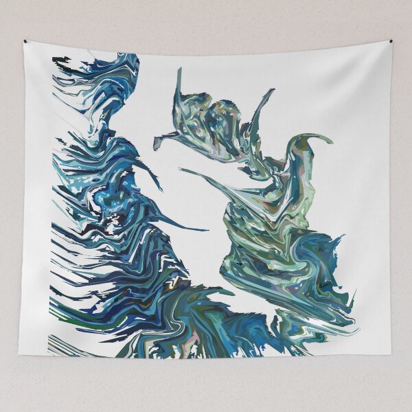 Aperçu de l'œuvre Rubans de danse - Fluid Art créée et vendue par perryartdesign.