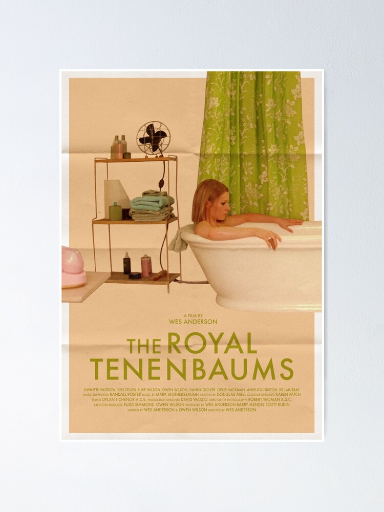 The Royal Tenenbaums Film Alt Poster Poster By Iuca Redbubble