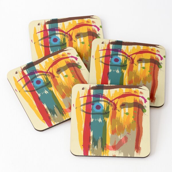 Item preview, Abstract Painting Face T-shirt designed and sold by mayankdozdesign.