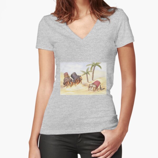 Fitted V-Neck T-Shirt