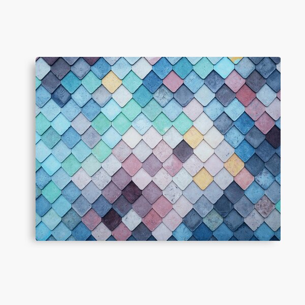 Multi-coloured Tiles Canvas Print