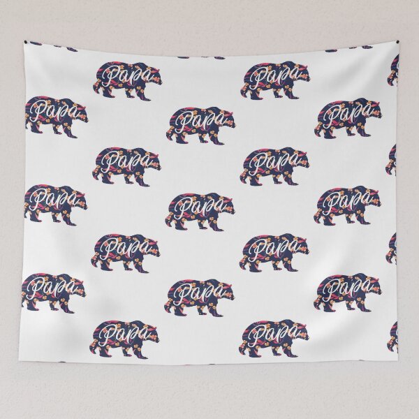 Item preview, Best Daddy Ever, I Love You Dad, Floral Papa Bear T-Shirt designed and sold by belmahdy.