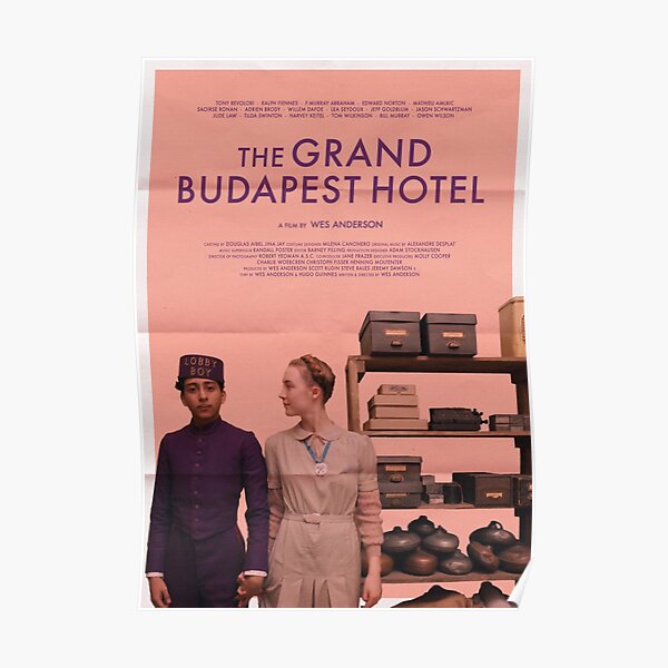 Affiche du film du Grand Budapest Hotel Poster
