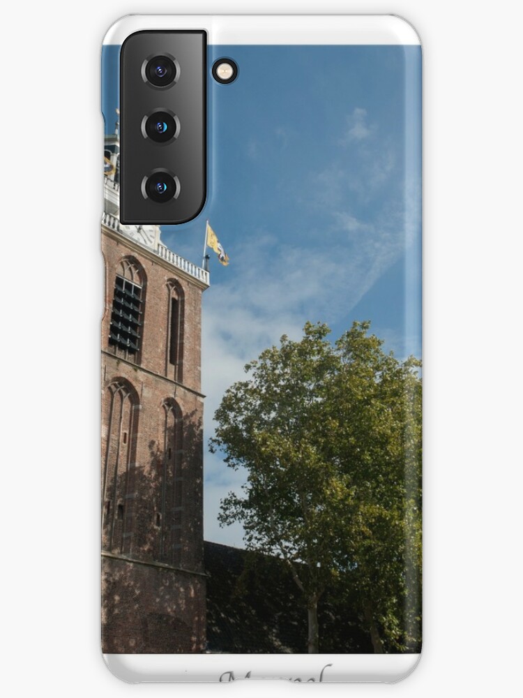 The Netherlands Grote of Kerk Church tower dating from the 15th century." Samsung Galaxy Phone Case for Sale by | Redbubble