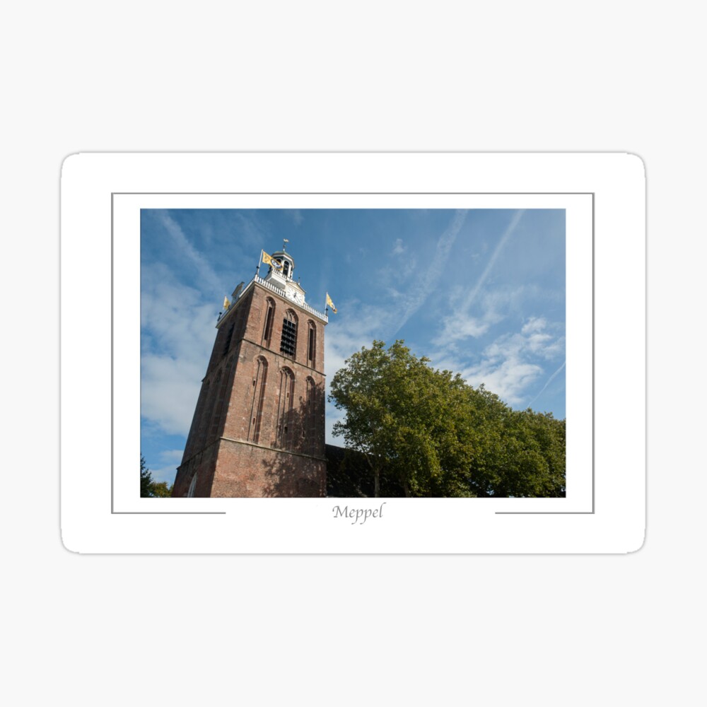 zelfstandig naamwoord hooi sla Meppel Drenthe The Netherlands Grote of Maria Kerk Church tower dating from  the 15th century." Art Board Print for Sale by Richardwareham1 | Redbubble
