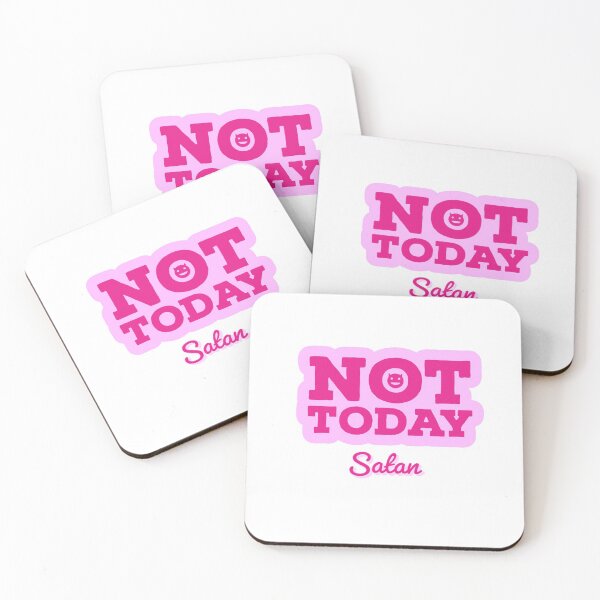 Artikelvorschau, NOT TODAY SATAN - MINIMALIST DESIGN - COVID entworfen und verkauft von Tropical Blood.